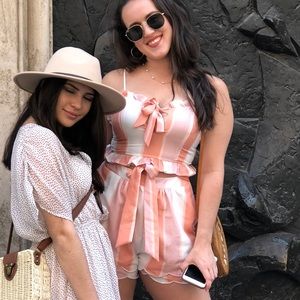 Pink Two Piece Set